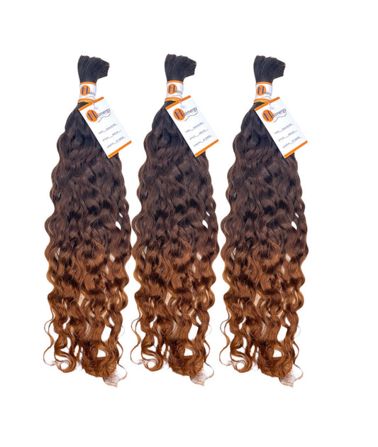 Water Curl Bulk Hair Extensions for Braiding 100% Human Hair 100g
