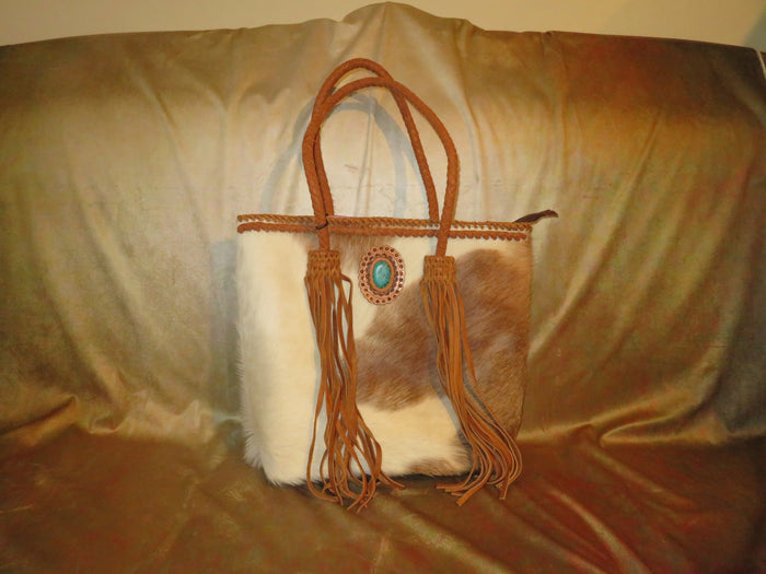 Women's Braided Leather Shoulder Purse
